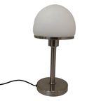Bauhaus - Table Lamp With Opaline Glass - Attr. To Tecnolumen / Wagenfeld thumbnail 6