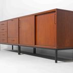 Mid-Century Modernistisch Dressoir Van C. Wulput In Teak, 1960S thumbnail 11