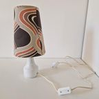 Vintage Lamp Schemerlamp Met Retro Kap Origineel Jaren 70 thumbnail 2