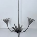 Unieke Vintage Metalen Hanglamp Fleur France ‘60 thumbnail 5