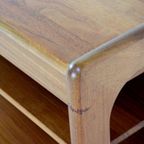 Audio Meubel Trolley 'traeden' Vintage Deens Massief Teak thumbnail 8