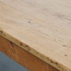 Zeer Grote En Karaktervolle Antieke Eikenhouten Xxl Eettafel Voor 8 Tot 10 Personen thumbnail 20
