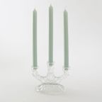 Crystal Glass 3-Arm Candle Holder thumbnail 2