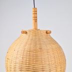 Vintage Rotan Hanglamp Scandinavisch ’60 Boho Japandi Riet thumbnail 6