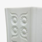 Witte Porseleinen Bavaria Arzberg Vloervaas Zonnebloemen Decor 1077-62 thumbnail 2