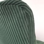 Artifort Fauteuil Groene Ribstof | Donkergroen Theo Ruth thumbnail 9