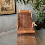 Vintage ‘Chaise Longue’ Bamboe – Japandi thumbnail 3