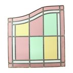 Vintage Glasraam Glas In Lood Set Van 2 Klassieke Stijl 92x50cm thumbnail 8