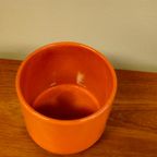 Vintage Adco Bloempot Oranje thumbnail 6