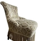 Vintage Cocktailstoel / Fauteuil / Eenzit Met Franjes thumbnail 8