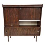 Vintage Highboard Wandmeubel Jaren 60 Rosewood Fineer thumbnail 4