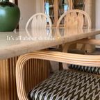 4 Vivai Del Sud Palm Leaf Vintage Stoelen Opknappers thumbnail 12