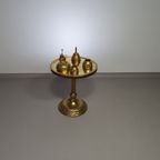 Art Nouveau Brass Smoke Table thumbnail 7