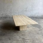 Vintage Italian Travertine Coffee Table, 1960S thumbnail 10