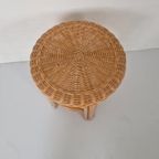 Vintage Rotan Boho Kruk Bamboe Design thumbnail 4