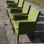 Groen Lederen Eetkamerstoelen Mobitec (4) thumbnail 5