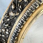 Vintage Ovalen 'gouden' Spiegel thumbnail 2