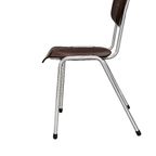 Vintage Stapelbare Stoelen Met Plywood Zitting thumbnail 2