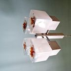 Mazzega Kubieke Kroonluchter, Space Age-Stijl, 1970 thumbnail 12
