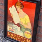 Reclame Karton Van Merk Radiator Stijfsel Voor De Was/strijk thumbnail 2