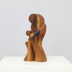 Wooden Sculpture – Attributed To Danish Modernism, 1970s thumbnail 6