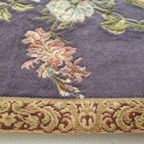 Vintage Gobelin Wandkleed Bloemen Schilderij Muurkleed thumbnail 5
