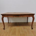 Vintage Landelijke Eettafel Eetkamertafel Tafel Uitschuifbaar 405 thumbnail 4