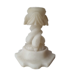 Antieke Albast Waxinelichthouder Op Voet thumbnail 6