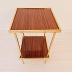 Vintage Bijzettafel, Mid-Century Plantentafel, Retro 1960S thumbnail 9