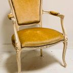 Antieke Vintage Queen Ann Fauteuils Engelse Antieke Stoelen thumbnail 6