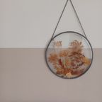 Vintage '70, Botanische Glaskunst. Gedroogde Bloemen En Planten. thumbnail 2