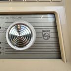 Gereviseerde Vintage Philips Grammofoonspeler En Radio, 1960 thumbnail 4