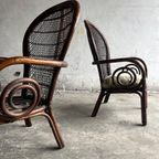 Mid-Century “Manou” Bamboo Armchairs thumbnail 8