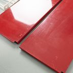 Modulair Wandrekje Met Rode Planken 71235 thumbnail 12