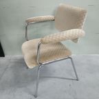 Vintage Buisstoel Vergaderstoel Originele Bekleding thumbnail 9