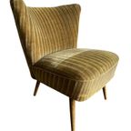 Vintage Goudkleurige Cocktailstoel / Eenzit / Fauteuil thumbnail 3