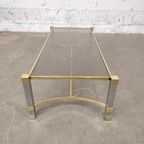 Vintage Chroom & Messing Salontafel thumbnail 3