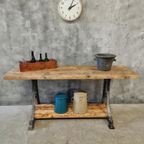 Industriële Tafel Sidetable Keukeneiland Bar 60 X 200 Cm thumbnail 11