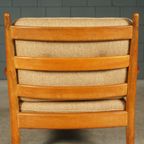 Vintage Fauteuil – Eikenhout – Scandinavië – Jaren 60 thumbnail 13