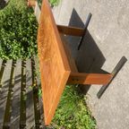 Vintage Notenhouten Fineer Salontafel thumbnail 4