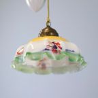 Antieke Art Deco Hanglamp Pendellamp thumbnail 4