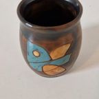 Henk Potters Vintage Keramiek Potje Beker thumbnail 3