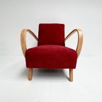 Gerenoveerde Jindrich Halabala Fauteuil, 1950’ thumbnail 5