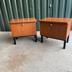 Vintage Teak Nachtkastjes - Set Van 2 thumbnail 6