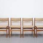 Set Van 4 Deense Erik Buch Stoelen In Teak thumbnail 5