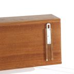 Deens Massief Teak Wandplank Vintage thumbnail 4