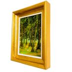 Vintage Olieverf Schilderijtje Bomen thumbnail 4
