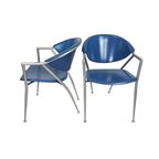 Calligaris - Leer - Eetkamerstoelen Set (2) - Made In Italy - 1990'S thumbnail 7