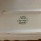 Vintage Porselein Serveerschaal Van Limoges Lebatard | Kerst thumbnail 2