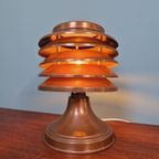 Art Deco Koperen Lamp, Van Coulter (Canada) thumbnail 11